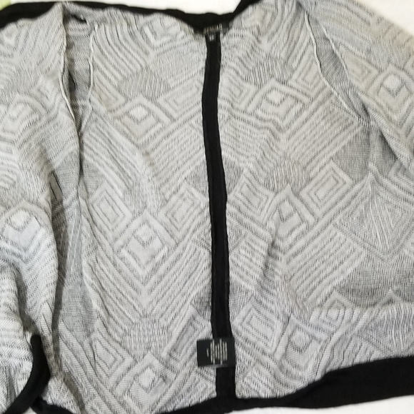 𝅺renuar open front Geometric printed lightweight cardigan - Picture 10 of 10